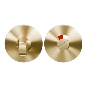 Turn and Release set GPF199E 53x6mm spindle 8mm PVD Satin Brass