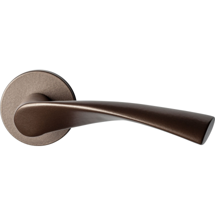 Deurkruk op rozet Kino GPF1340.A2-00R, rechtswijzend Bronze blend