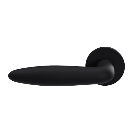 cigar-model-black-door-handle-on-rose-gpf820vzl-rose-53x6-5mm-pointing-left