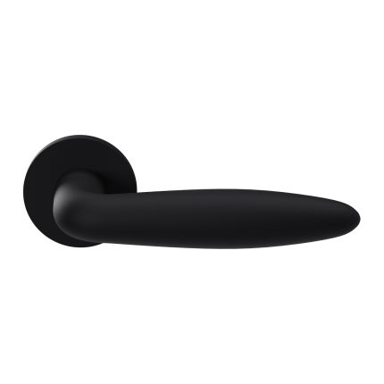 cigar-model-black-door-handle-on-rose-gpf820vzr-rose-53x6-5mm-pointing-right