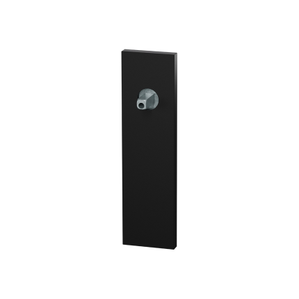 gpf1115-61-411-short-backplate-rectangular-lock-72-black-with-welded-knob-fastener