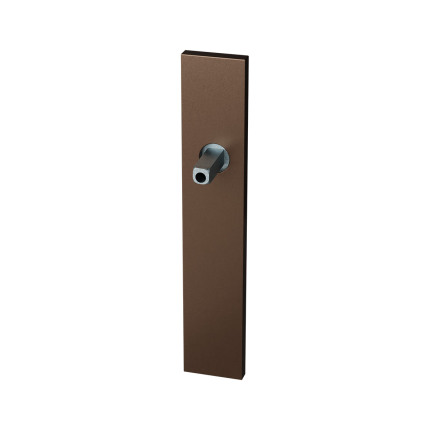 GPF1125.A2.432 long backplate rectangular lock 55PZ Bronze blend with welded knob fastener