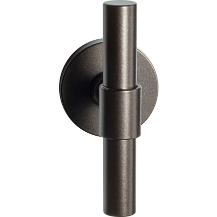 Kruiskruk op rozet Hipi Deux GPF3046.A1-05L, linkswijzend Dark blend