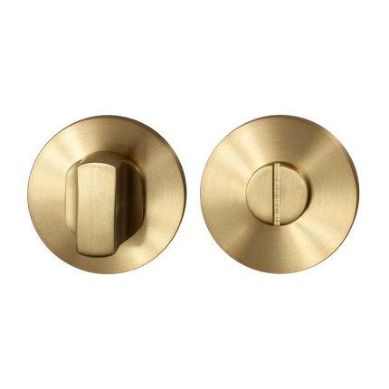 Turn and Release set GPF0910.00P4 50x8mm spindle 8mm PVD satin brass large knob
