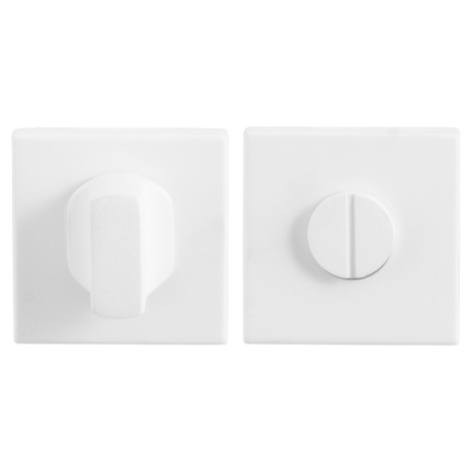 Turn and Release set GPF8911.42 50x50x8mm spindle 5mm white large knob