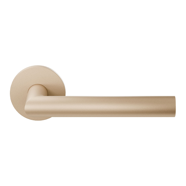 Deurkruk op rozet L-haaks model 19mm Sand 