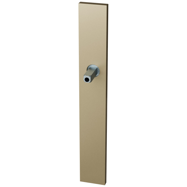 gpf1175-a4-400-long-backplate-xl-rectangular-blind-champagne-blend-with-welded-knob-fastener